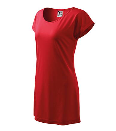 Love - Tričko/šaty dámské (červená)