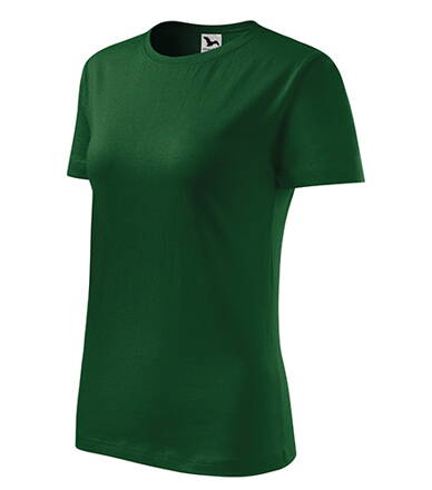 Classic New - Tričko dámské (lahvově zelená)