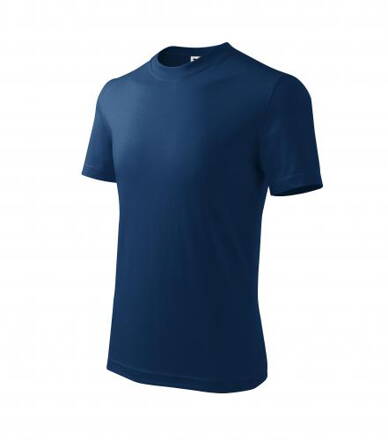 Basic - Tričko dětské (půlnoční modrá)