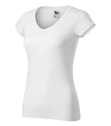 Fit V-neck - Tričko dámské (bílá)