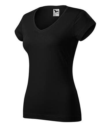 Fit V-neck - Tričko dámské (černá)