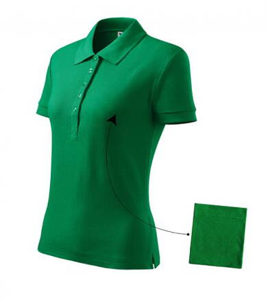 Cotton - Polokošile dámská (středně zelená)