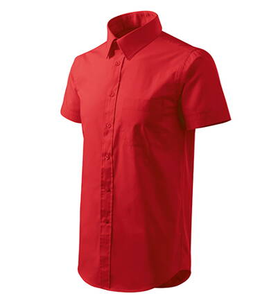 Shirt short sleeve - Košile pánská (červená)