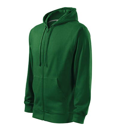 Trendy Zipper - Mikina pánská (lahvově zelená)