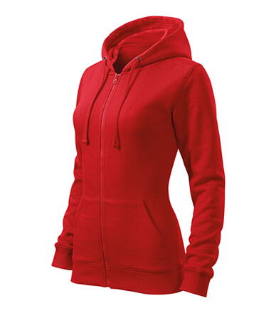 Trendy Zipper - Mikina dámská (červená)