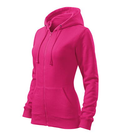 Trendy Zipper - Mikina dámská (purpurová)
