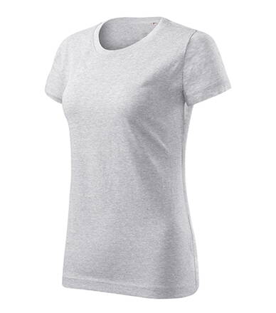 Basic Free - Tričko dámské (světle šedý melír)