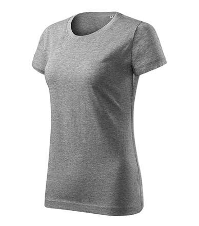 Basic Free - Tričko dámské (tmavě šedý melír)