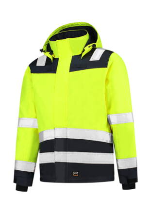 Midi Parka High Vis Bicolor - Pracovní bunda pánská (fluorescenční žlutá)