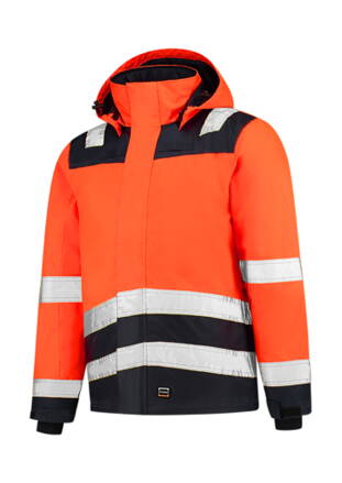 Midi Parka High Vis Bicolor - Pracovní bunda pánská (fluorescenční oranžová)