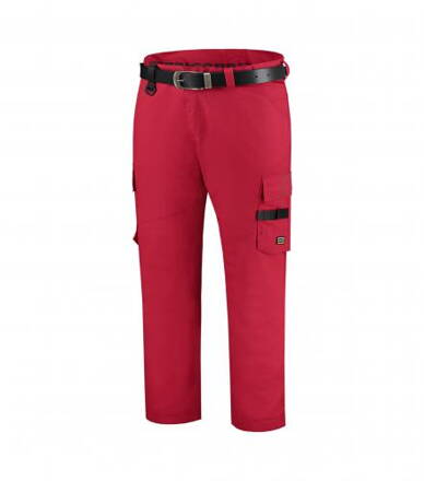 Work Pants Twill - Pracovní kalhoty unisex (červená)
