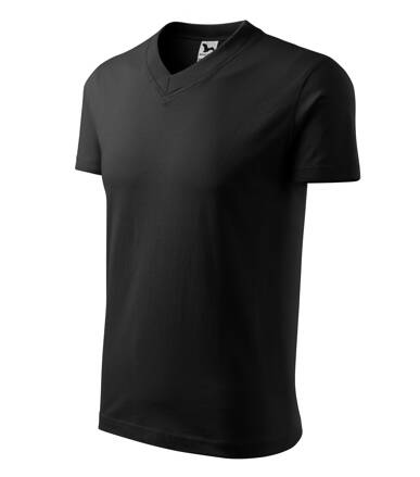 V-neck - Tričko unisex (černá)