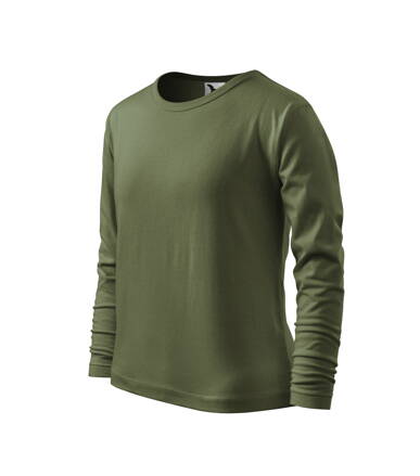 Fit-T LS - Triko dětské (khaki)
