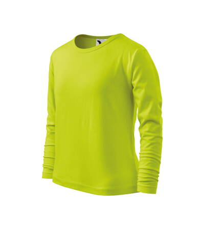 Fit-T LS - Triko dětské (limetková)