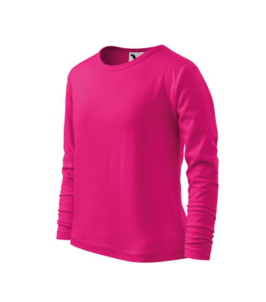 Fit-T LS - Triko dětské (malinová)