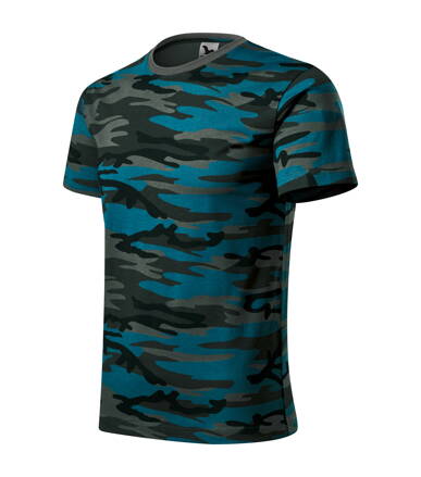 Camouflage - Tričko unisex (camouflage petrol)
