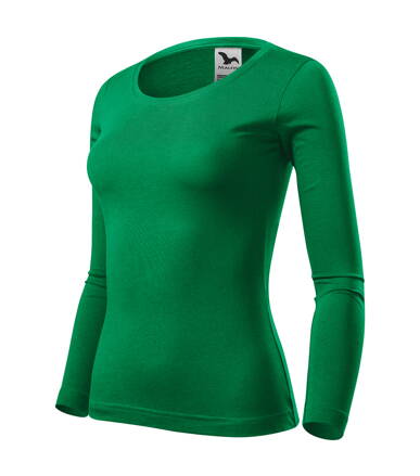 Fit-T LS - Triko dámské (středně zelená)