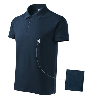 Cotton - Polokošile pánská (námořní modrá)