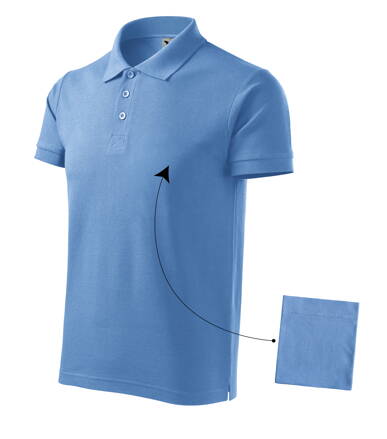 Cotton - Polokošile pánská (nebesky modrá)