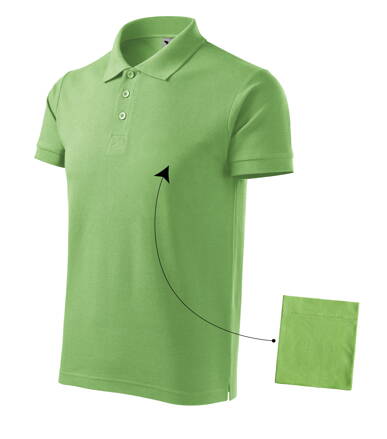 Cotton - Polokošile pánská (trávově zelená)