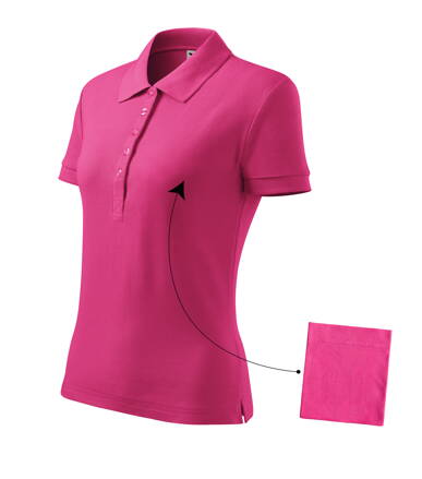 Cotton - Polokošile dámská (purpurová)