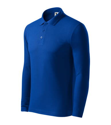 Pique Polo LS - Polokošile pánská (královská modrá)