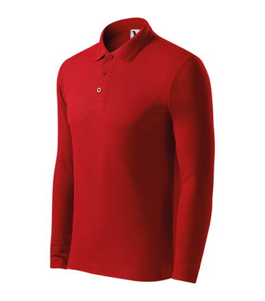 Pique Polo LS - Polokošile pánská (červená)