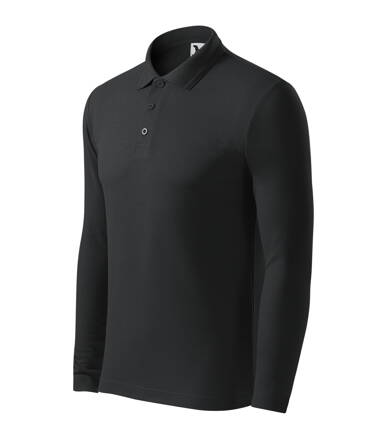 Pique Polo LS - Polokošile pánská (ebony gray)