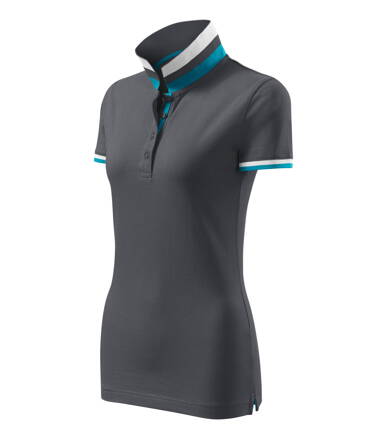 Collar Up - Polokošile dámská (light anthracite)