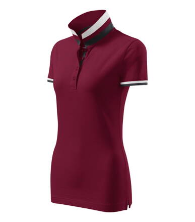 Collar Up - Polokošile dámská (garnet)