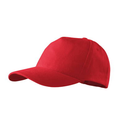 5P - Čepice unisex (červená)