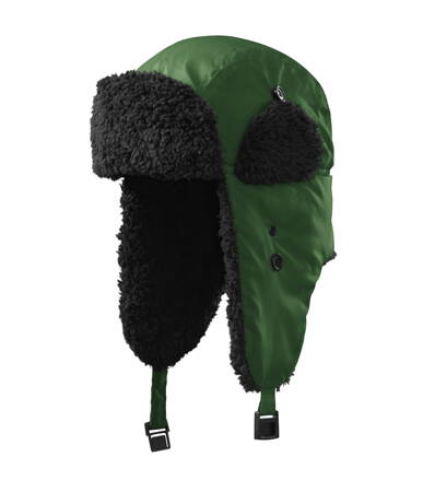 Furry - Čepice unisex (lahvově zelená)