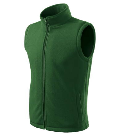 Next - Fleece vesta unisex (lahvově zelená)
