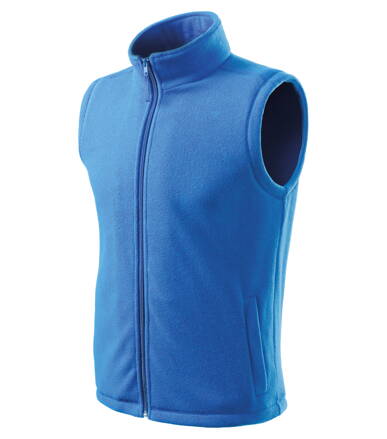 Next - Fleece vesta unisex (azurově modrá)