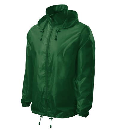 Windy - Větrovka unisex (lahvově zelená)
