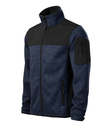 Casual - Softshellová bunda pánská (knit blue)
