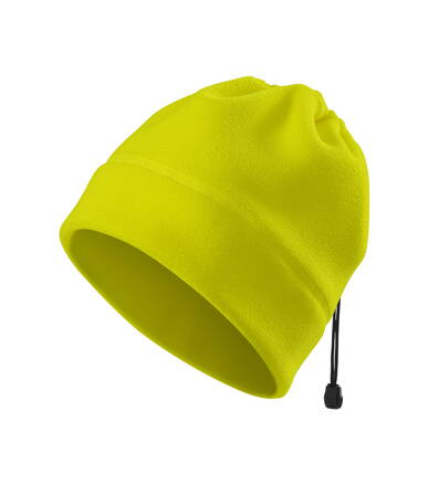 HV Practic - Fleece čepice unisex (fluorescenční žlutá)