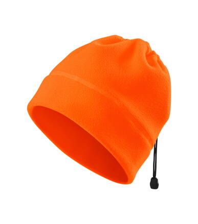 HV Practic - Fleece čepice unisex (fluorescenční oranžová)
