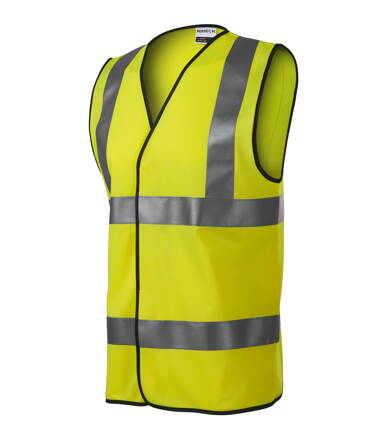 HV Bright - Bezpečnostní vesta unisex (fluorescenční žlutá)