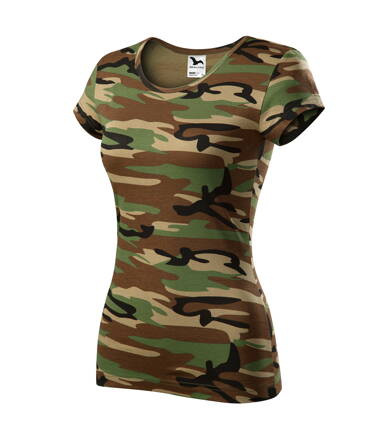 Camo Pure - Tričko dámské (camouflage brown)