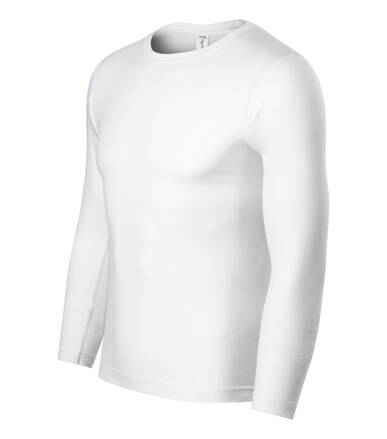 Progress LS - Triko unisex (bílá)