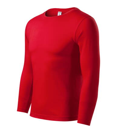 Progress LS - Triko unisex (červená)