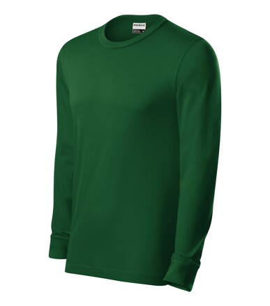 Resist LS - Triko unisex (lahvově zelená)