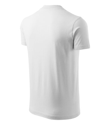 V-neck - Tričko unisex (bílá)