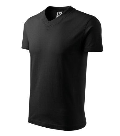 V-neck - Tričko unisex (černá)