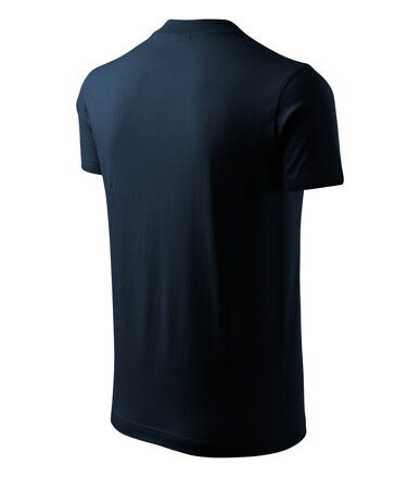 V-neck - Tričko unisex (námořní modrá)
