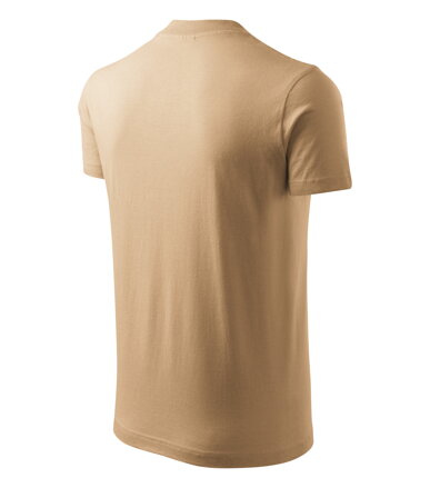 V-neck - Tričko unisex (písková)