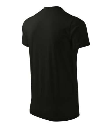 Heavy V-neck - Tričko unisex (černá)
