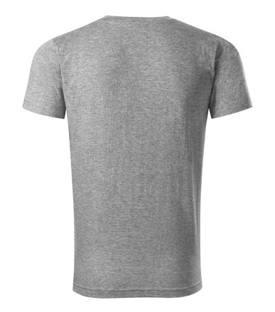 Heavy V-neck - Tričko unisex (tmavě šedý melír)