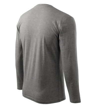 Long Sleeve - Triko unisex (tmavě šedý melír)